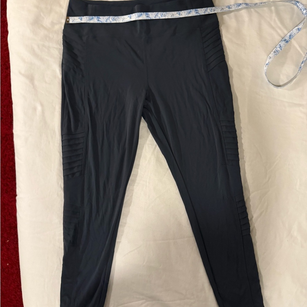 Athleta Delancey Moto Tights in Navy XL